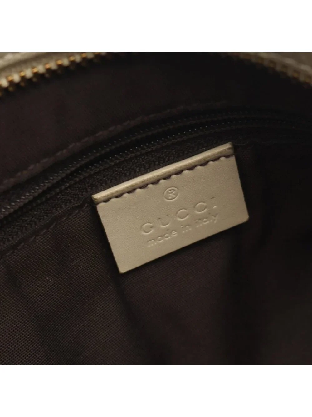 Gucci Shoulder Bag GG Canvas Beige Off White